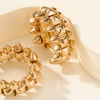 [Luxora]CLASH MINI HOOP EARRINGS