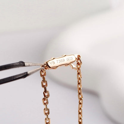 [Luxora]LOVE NECKLACE 16MM  FULL DIAMOND
