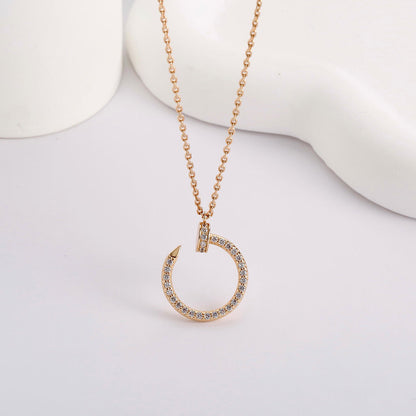 [Luxora]JUSTE NECKLACE FULL DIAMOND