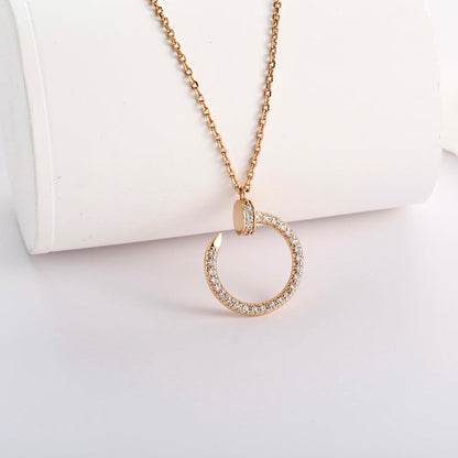 [Luxora]JUSTE NECKLACE FULL DIAMOND