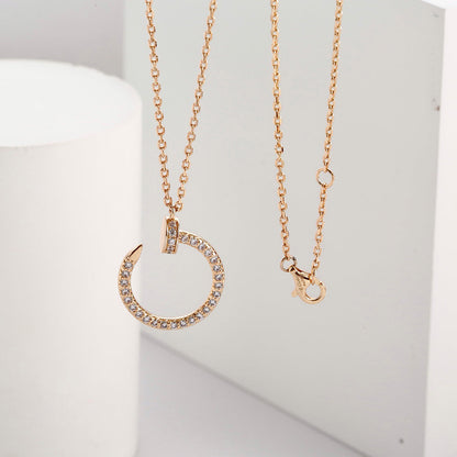 [Luxora]JUSTE NECKLACE FULL DIAMOND
