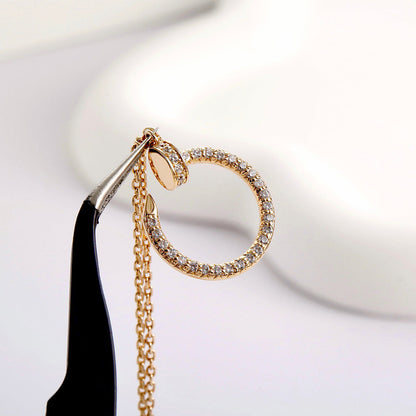 [Luxora]JUSTE NECKLACE FULL DIAMOND