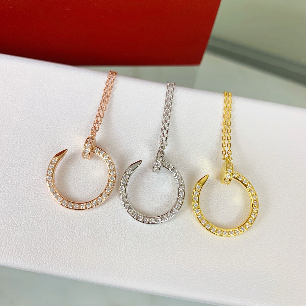 [Luxora]JUSTE NECKLACE FULL DIAMOND