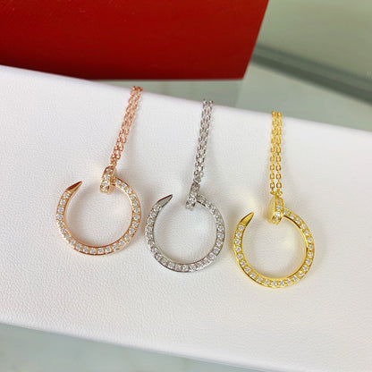 [Luxora]JUSTE NECKLACE FULL DIAMOND