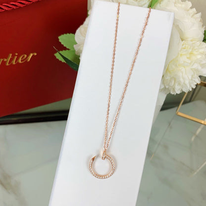 [Luxora]JUSTE NECKLACE FULL DIAMOND