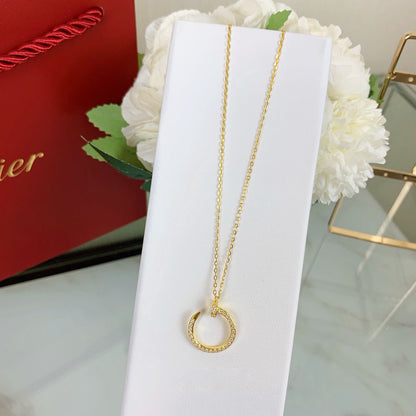 [Luxora]JUSTE NECKLACE FULL DIAMOND