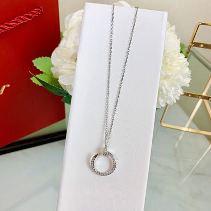[Luxora]JUSTE NECKLACE FULL DIAMOND