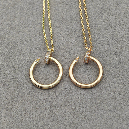 [Luxora]JUSTE NECKLACE HALF DIAMOND
