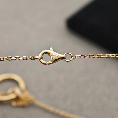 [Luxora]JUSTE NECKLACE HALF DIAMOND