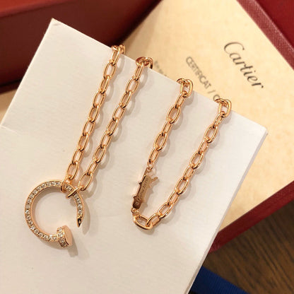 [Luxora]JUSTE NECKLACE FULL DIAMONDS