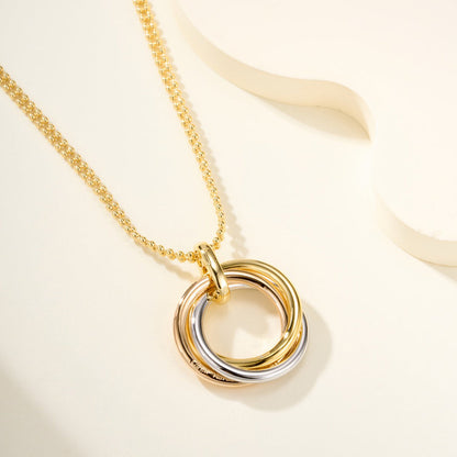 [Luxora]TRINITY LARGE NECKLACE