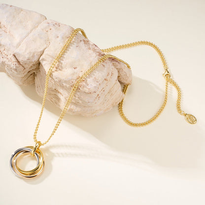 [Luxora]TRINITY LARGE NECKLACE