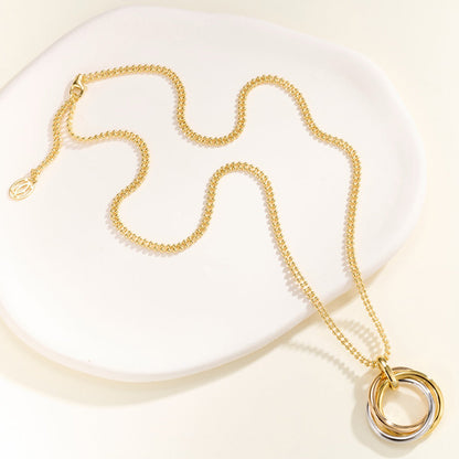 [Luxora]TRINITY LARGE NECKLACE