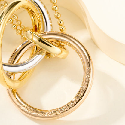 [Luxora]TRINITY LARGE NECKLACE