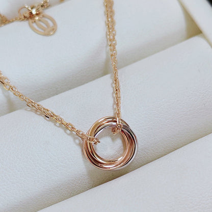 [Luxora]TRINITY MINI NECKLACE