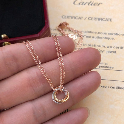 [Luxora]TRINITY MINI NECKLACE