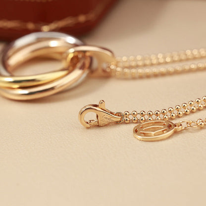 [Luxora]TRINITY LARGE NECKLACE