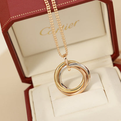 [Luxora]TRINITY LARGE NECKLACE