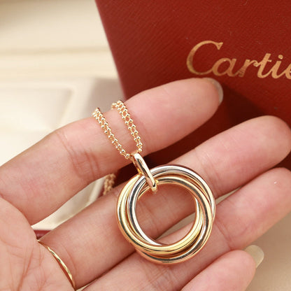 [Luxora]TRINITY LARGE NECKLACE