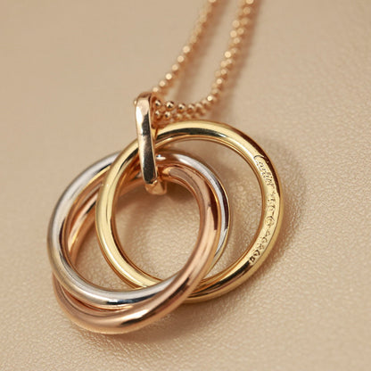 [Luxora]TRINITY LARGE NECKLACE