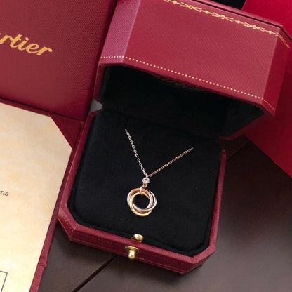 [Luxora]TRINITY  NECKLACE 1 DIAMOND