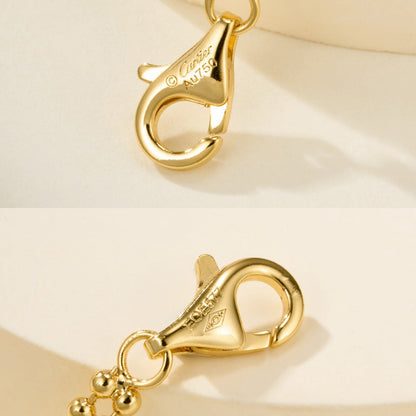 [Luxora]TRINITY LARGE FULL DIAMOND  NECKLACE