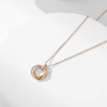 [Luxora]TRINITY SMALL NECKLACE