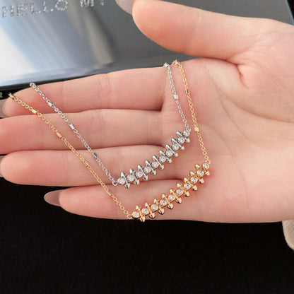 [Luxora]CLASH  MEDIUM DIAMOND NECKLACE