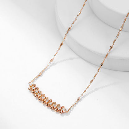 [Luxora]CLASH  MEDIUM DIAMOND NECKLACE