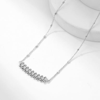 [Luxora]CLASH  MEDIUM DIAMOND NECKLACE