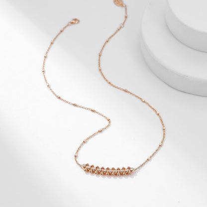 [Luxora]CLASH  MEDIUM DIAMOND NECKLACE