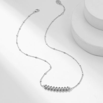 [Luxora]CLASH  MEDIUM DIAMOND NECKLACE