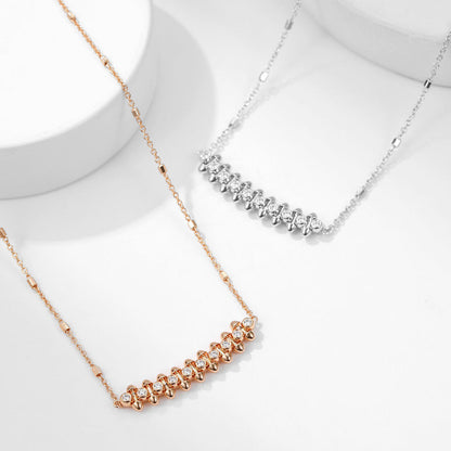 [Luxora]CLASH  MEDIUM DIAMOND NECKLACE