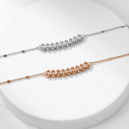 [Luxora]CLASH  MEDIUM DIAMOND NECKLACE