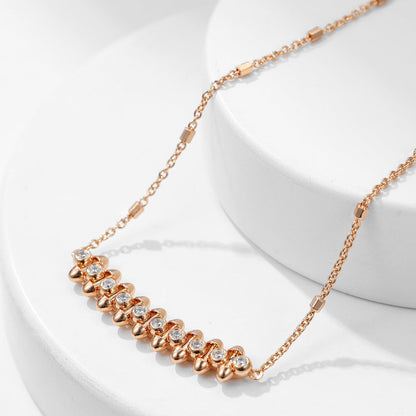 [Luxora]CLASH  MEDIUM DIAMOND NECKLACE