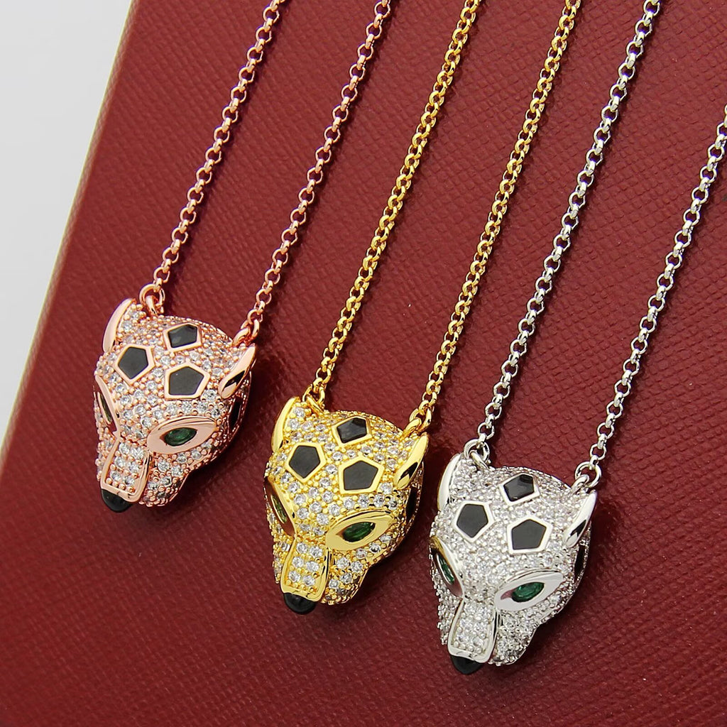 [Luxora]PANTHERE FULL DIAMOND NECKLACE