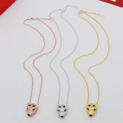 [Luxora]PANTHERE FULL DIAMOND NECKLACE