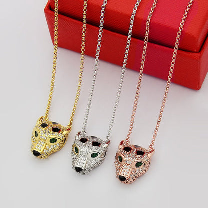 [Luxora]PANTHERE FULL DIAMOND NECKLACE