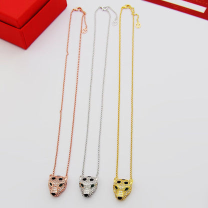[Luxora]PANTHERE FULL DIAMOND NECKLACE