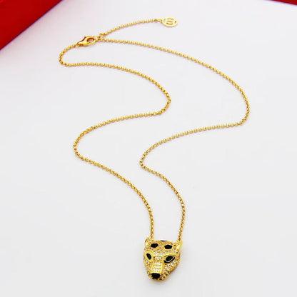 [Luxora]PANTHERE FULL DIAMOND NECKLACE