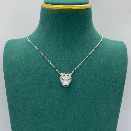 [Luxora]PANTHERE FULL DIAMOND NECKLACE