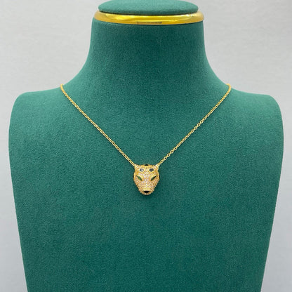 [Luxora]PANTHERE FULL DIAMOND NECKLACE