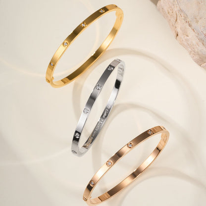 [Luxora]LOVE BRACELET 3.65MM 10 DIAMONDS