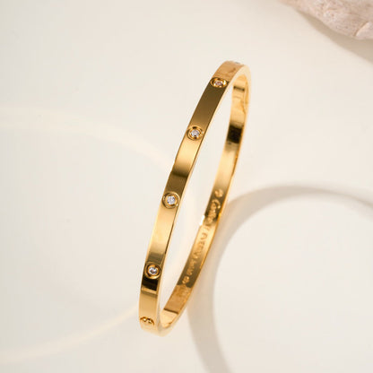 [Luxora]LOVE BRACELET 3.65MM 10 DIAMONDS