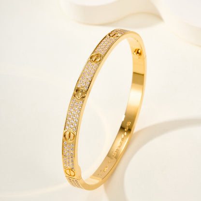 [Luxora]LOVE BRACELET 4.8MM DIAMOND-PAVED