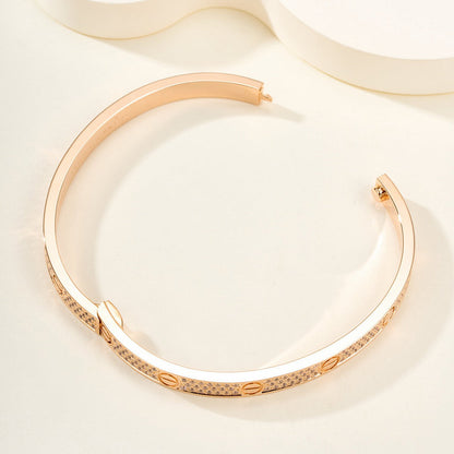[Luxora]LOVE BRACELET 4.8MM DIAMOND-PAVED