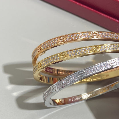 [Luxora]LOVE BRACELET 3.65MM DIAMOND-PAVED