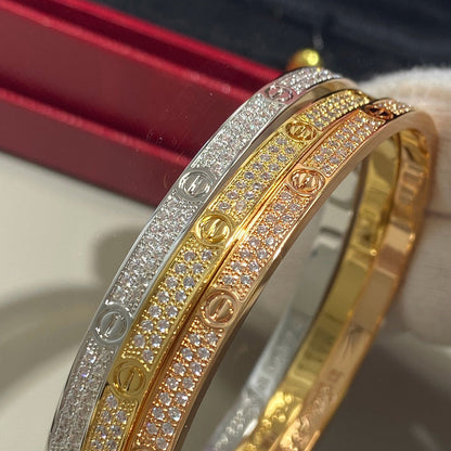 [Luxora]LOVE BRACELET 3.65MM DIAMOND-PAVED