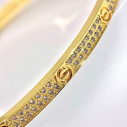 [Luxora]LOVE BRACELET 3.65MM DIAMOND-PAVED