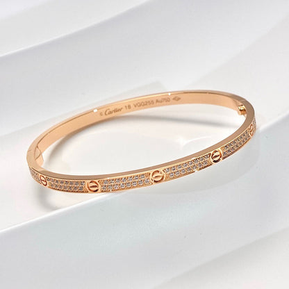 [Luxora]LOVE BRACELET 3.65MM DIAMOND-PAVED